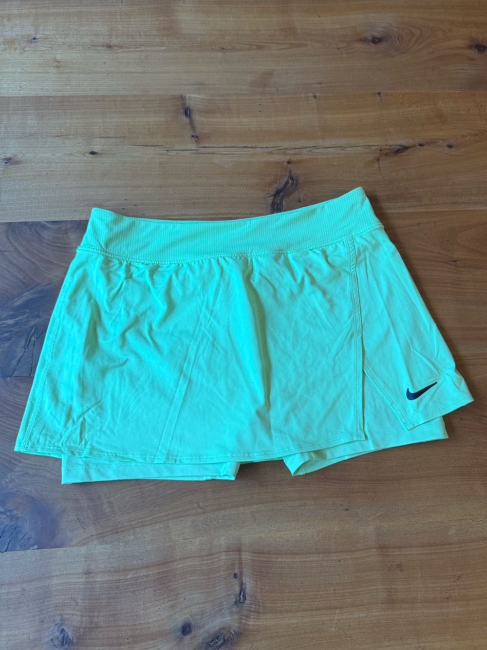 Nike Lime Green Dri-FIT Athletic Skort